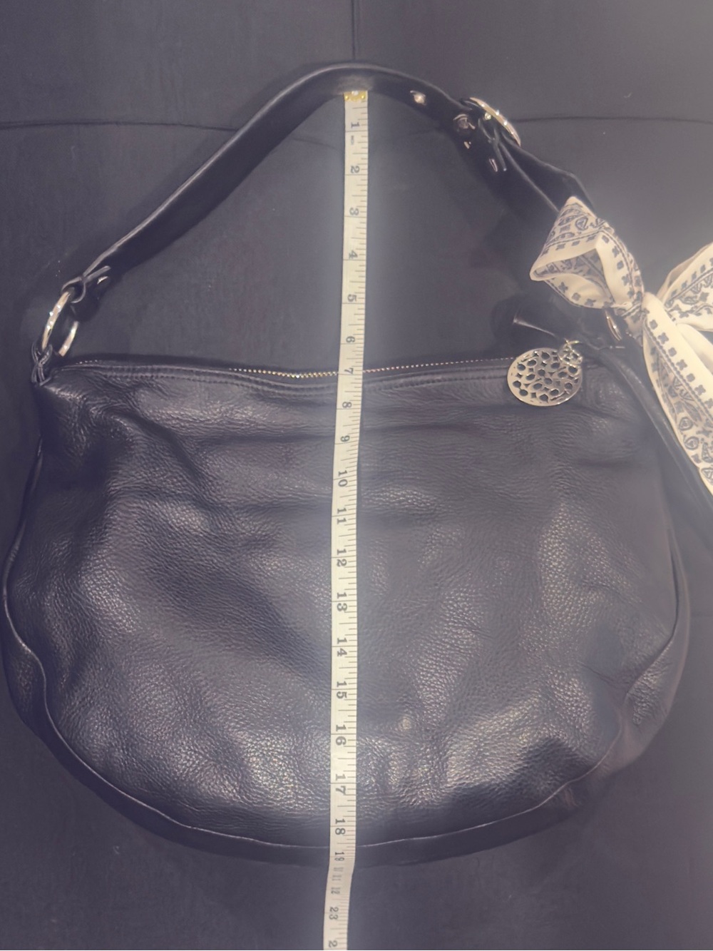🖤 SOLD - Coach Ali Hobo Bag in Black Pebbled Leather - EUC! - Picture 15 of 16